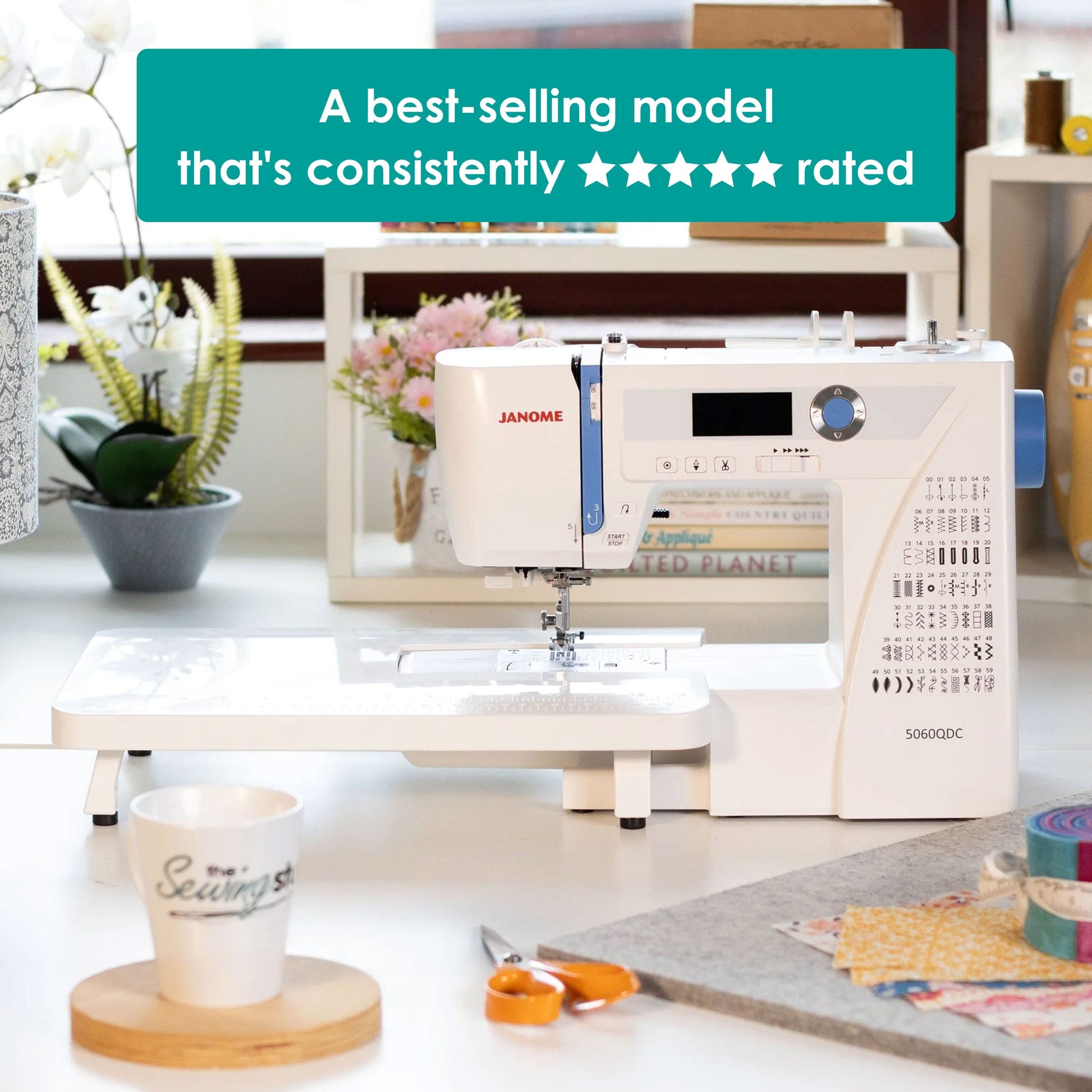 Janome Sewing Machines Janome 5060 QDC Sewing Machine  - The Sewing Studio