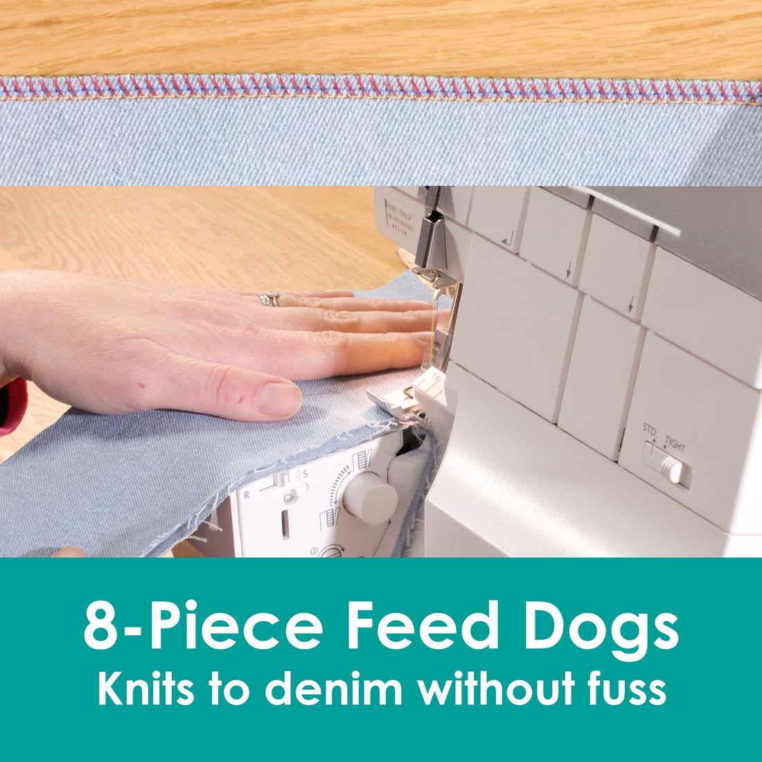 Janome Sewing Machines Janome AT2000D Air Threader Professional Overlocker  - The Sewing Studio