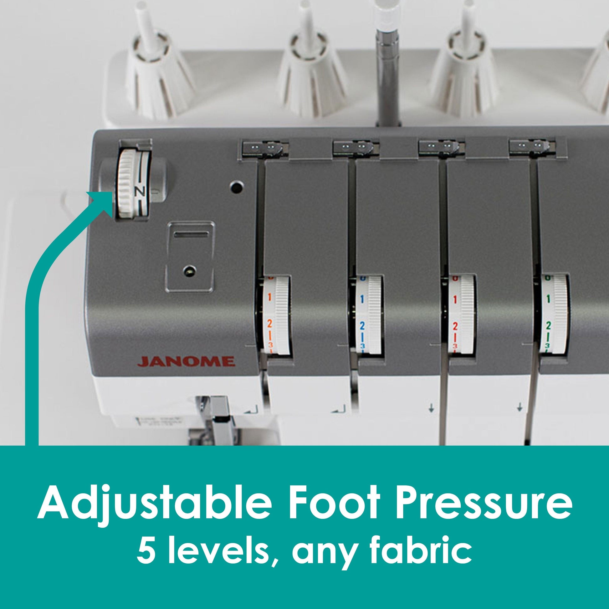 Janome Sewing Machines Janome AT2000D Air Threader Professional Overlocker  - The Sewing Studio