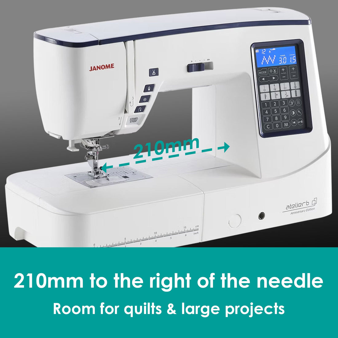 Janome Sewing Machines Janome Atelier 6 Anniversary Edition Sewing Machine  - The Sewing Studio