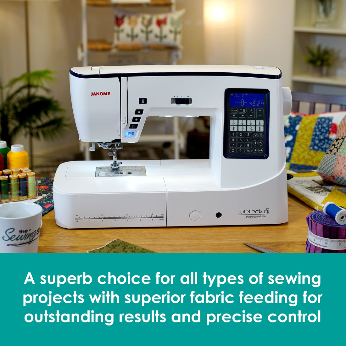 Janome Sewing Machines Janome Atelier 6 Anniversary Edition Sewing Machine  - The Sewing Studio