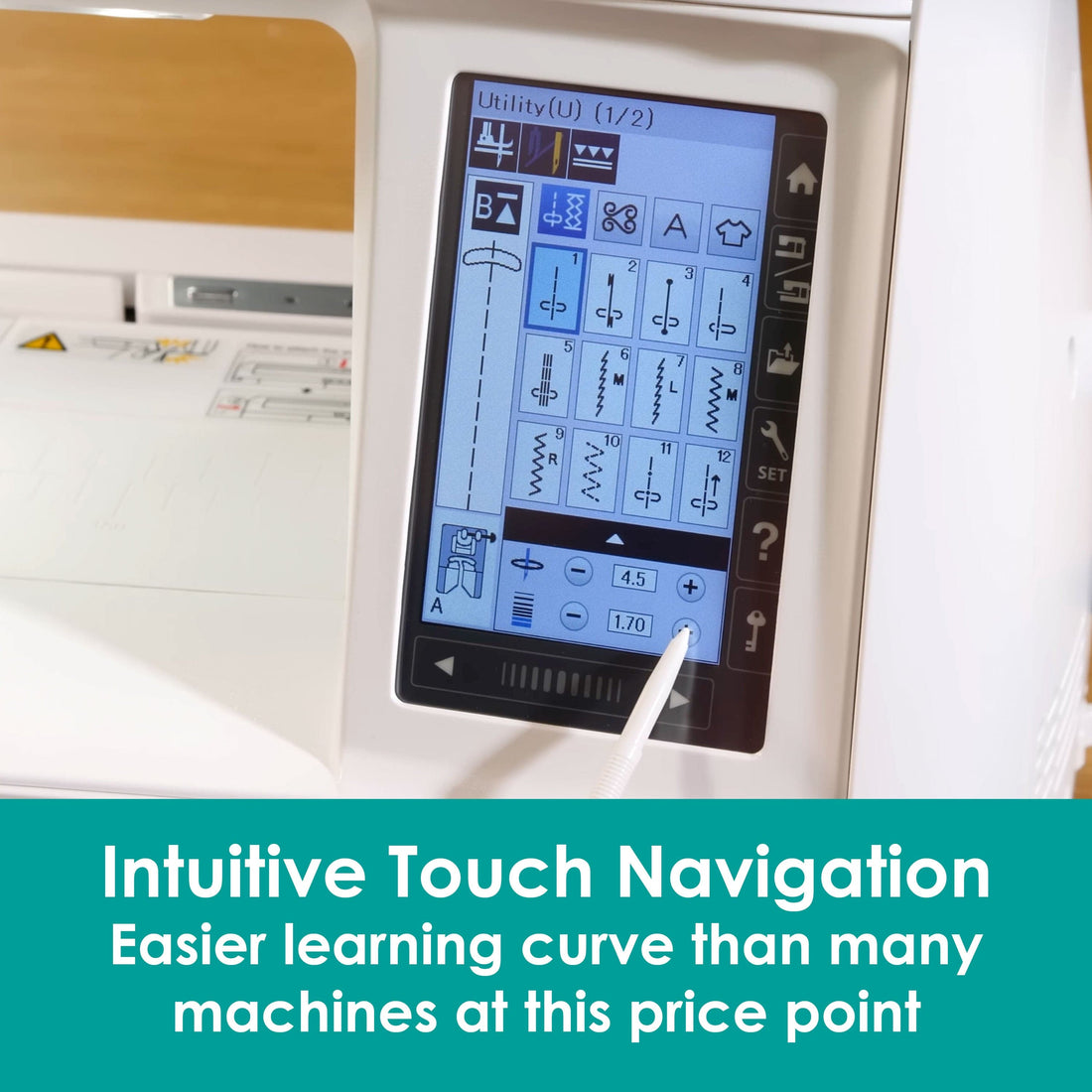 Janome Sewing Machines Janome Atelier 9 Sewing and Embroidery Machine  - The Sewing Studio