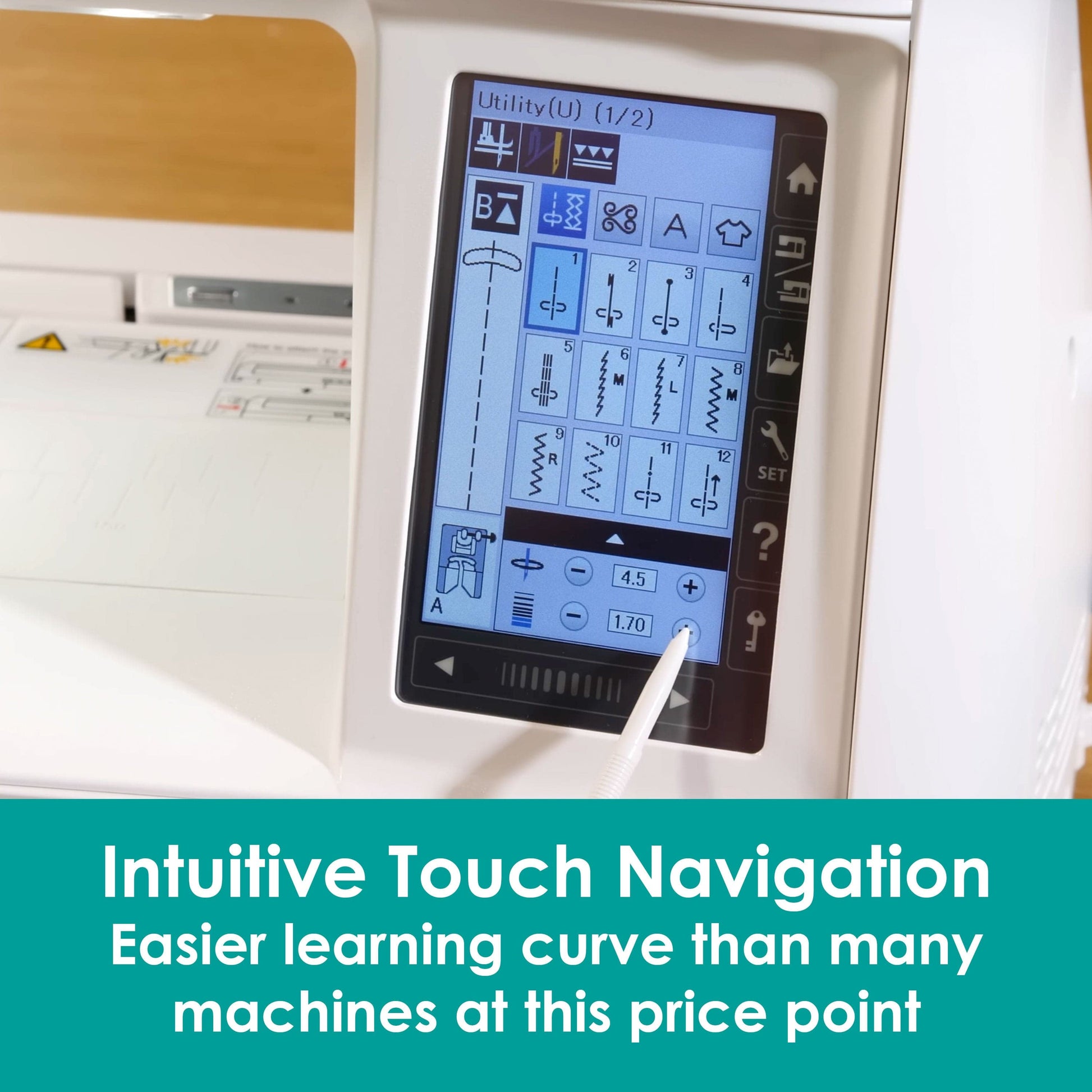 Janome Sewing Machines Janome Atelier 9 Sewing and Embroidery Machine  - The Sewing Studio