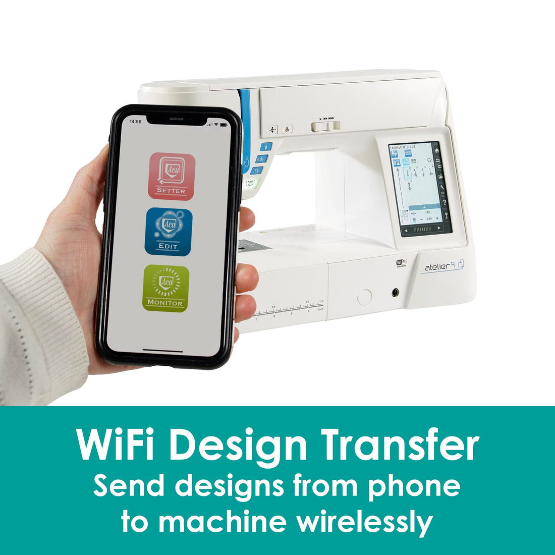 Janome Sewing Machines Janome Atelier 9 Sewing and Embroidery Machine  - The Sewing Studio