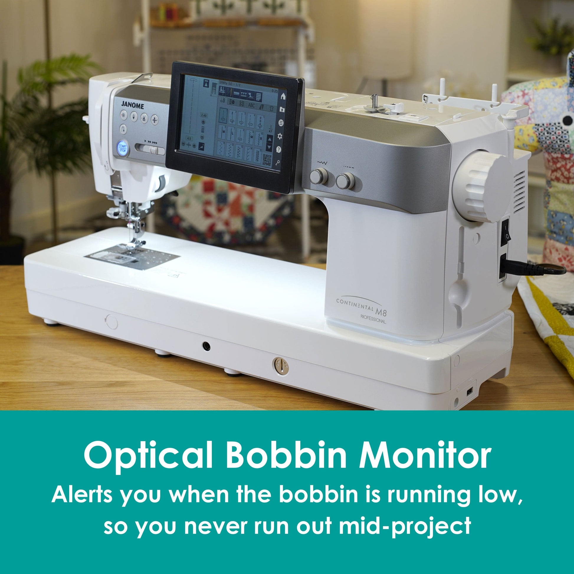 Janome Sewing Machines Janome Continental M8 Professional Sewing Machine  - The Sewing Studio