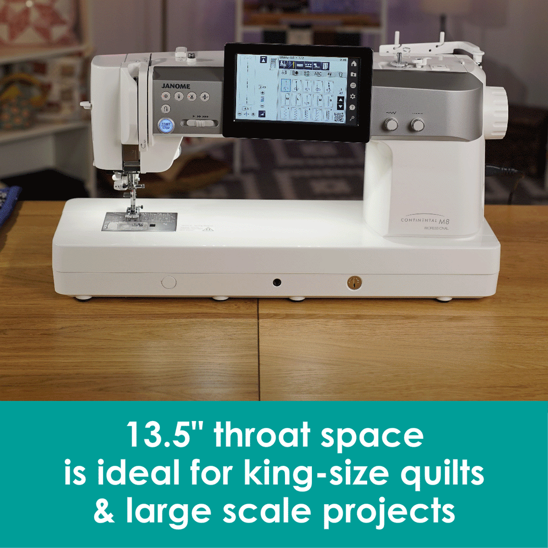 Janome Continental M8 Professional Sewing Machine