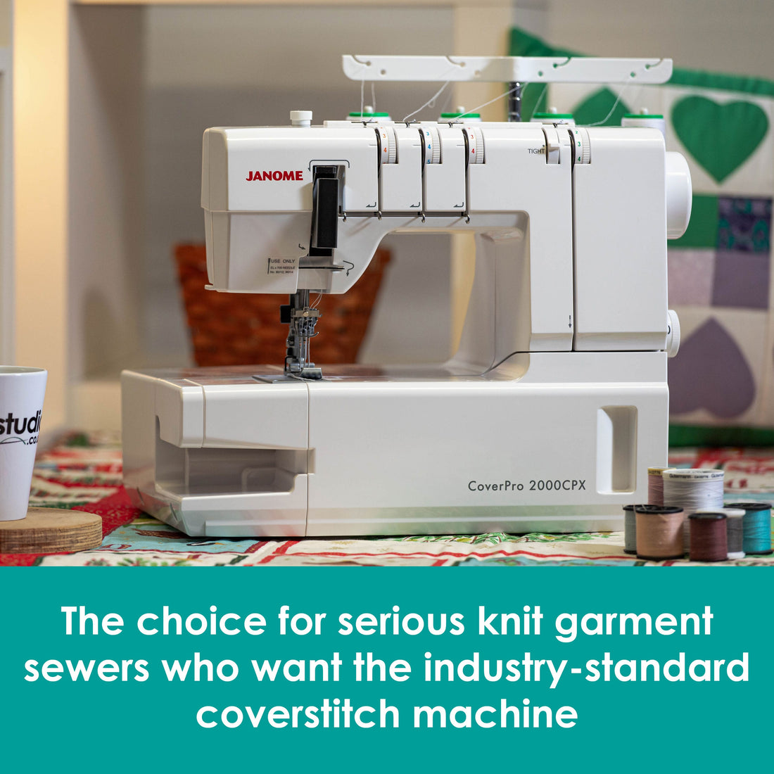Janome CoverPro 2000CPX Coverstitch Machine
