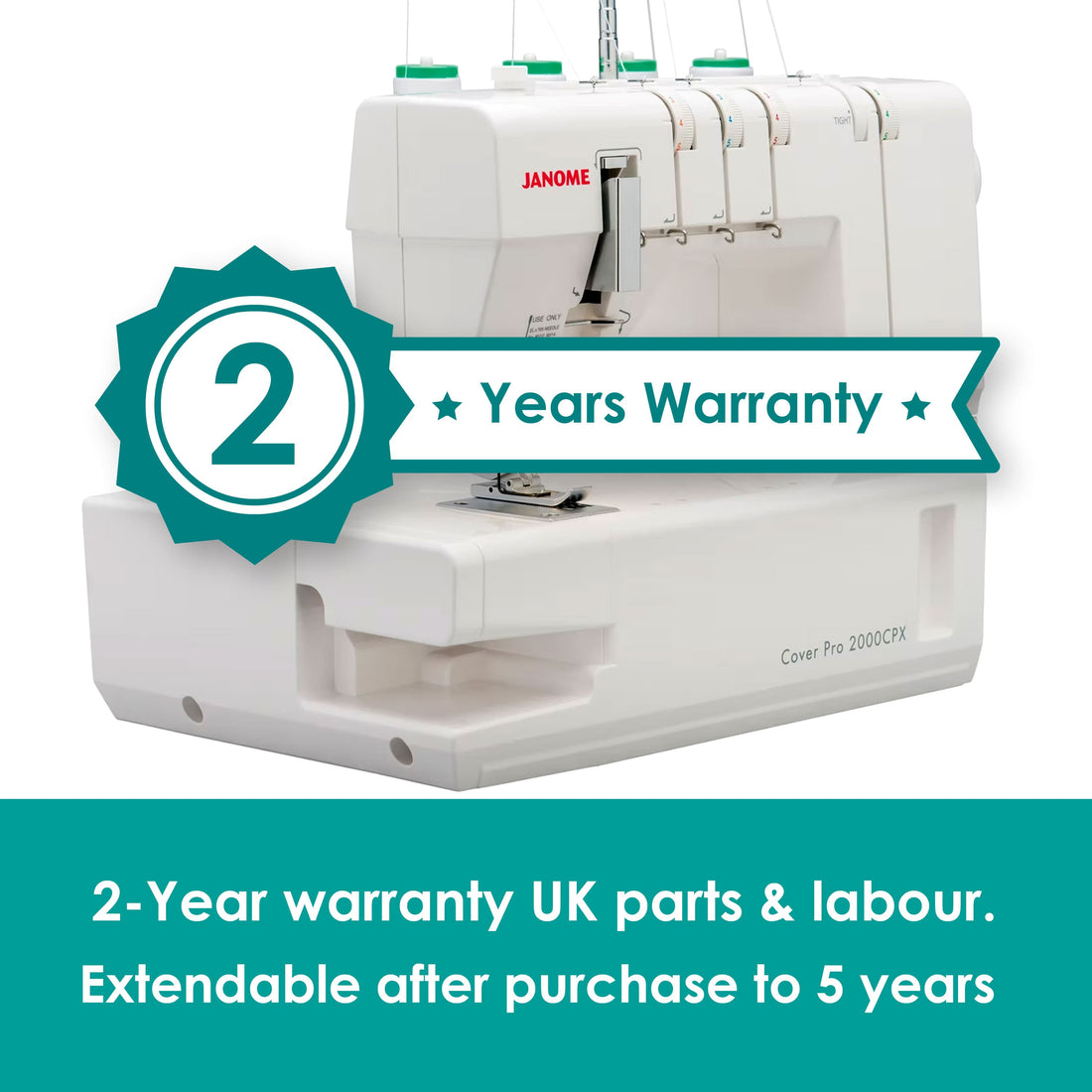 Janome CoverPro 2000CPX Coverstitch Machine