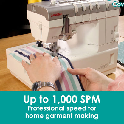 Janome CoverPro 3000 Professional Coverstitch Machine