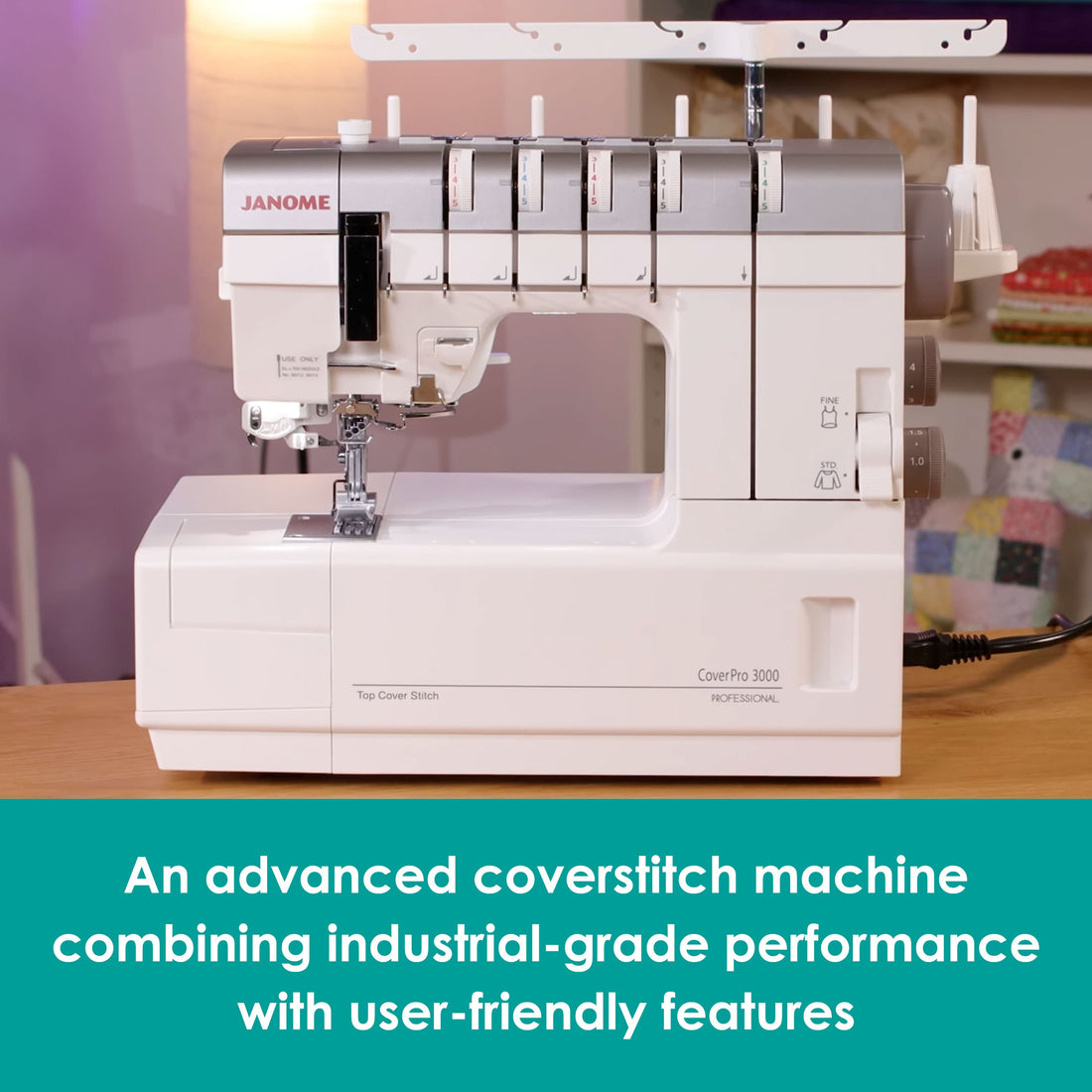 Janome CoverPro 3000 Professional Coverstitch Machine