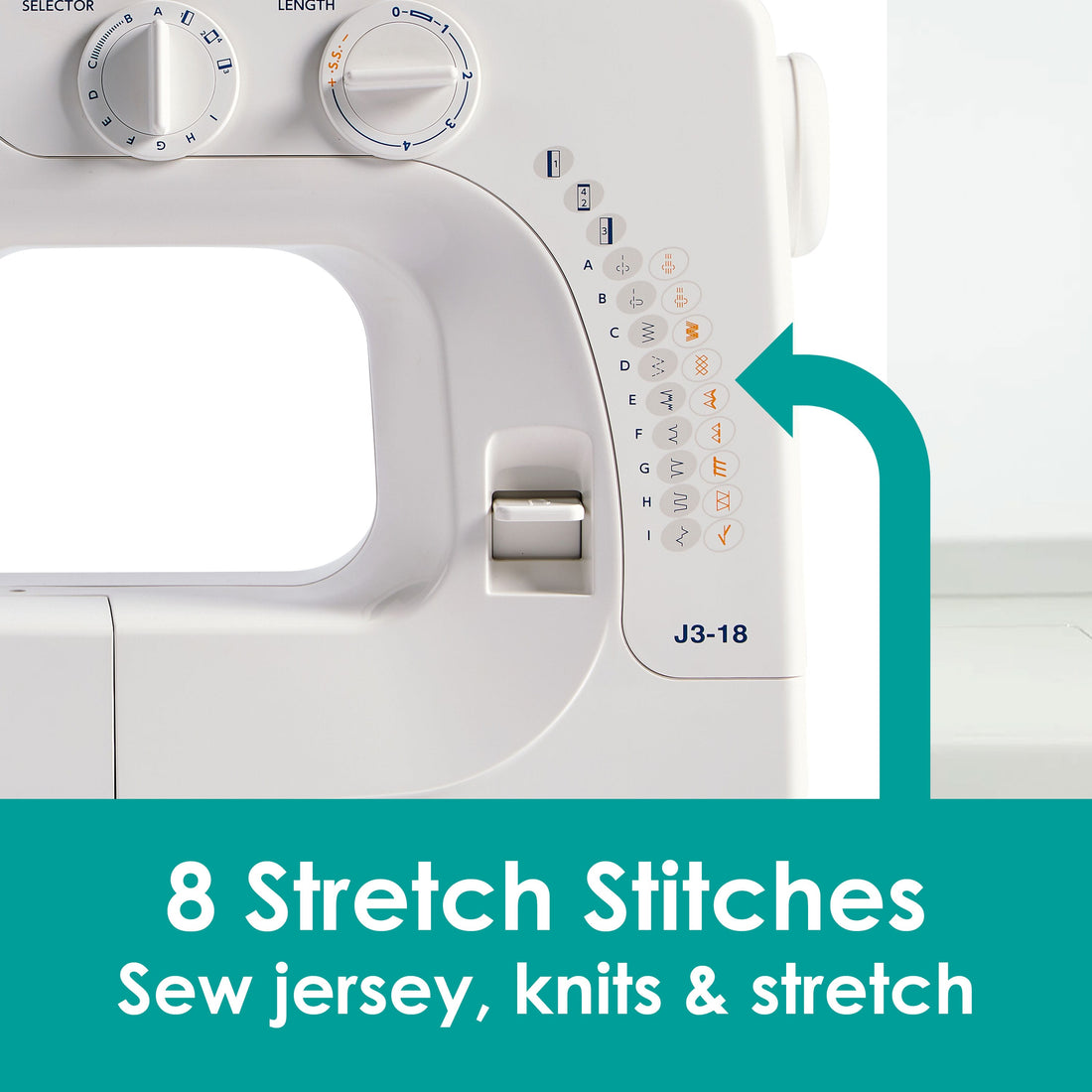 Janome J3-18 Sewing Machine
