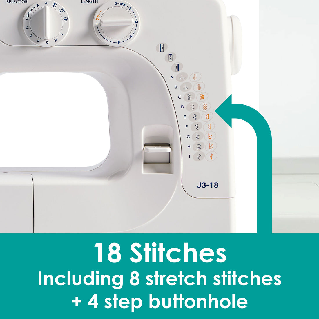 Janome J3-18 Sewing Machine