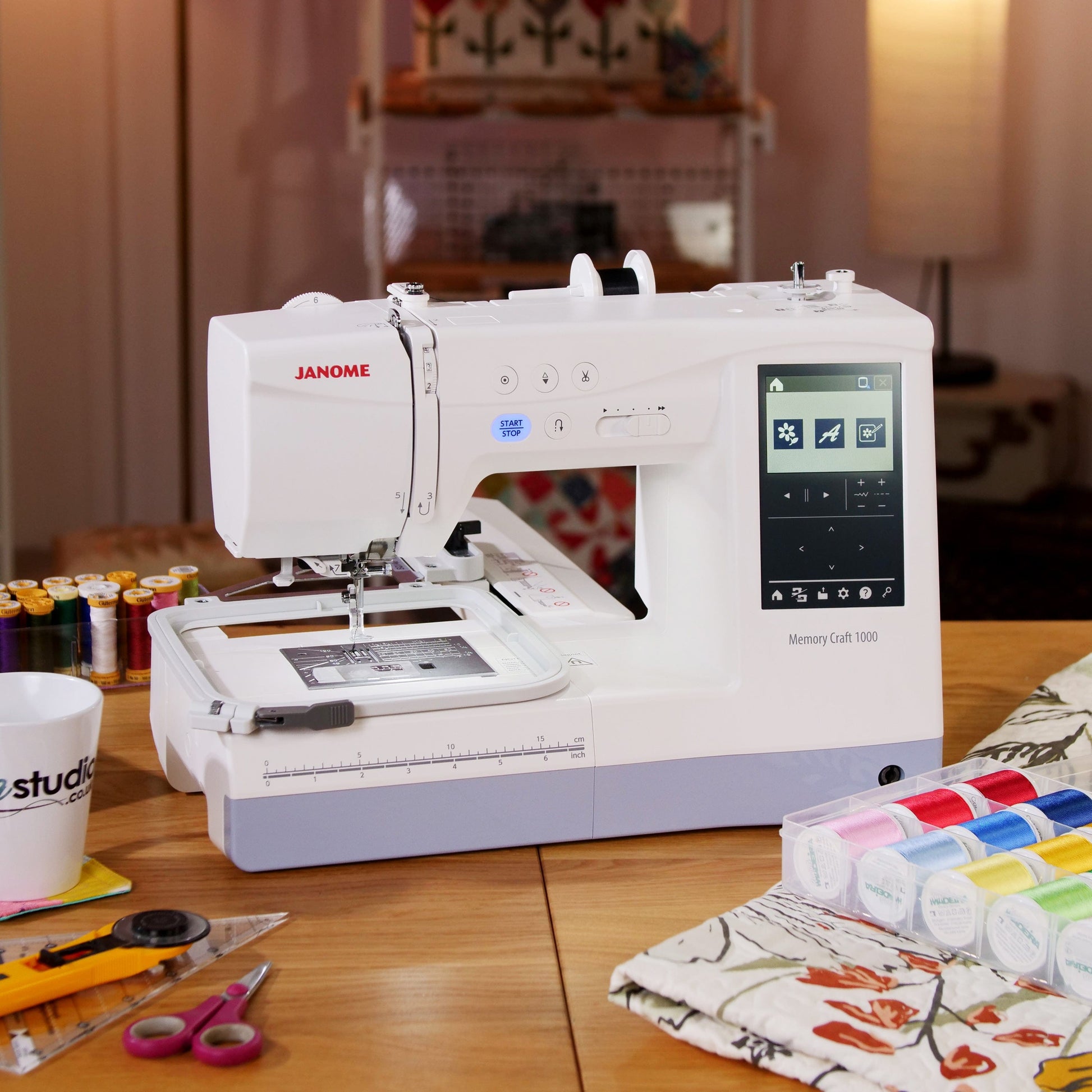 Janome Sewing Machines Janome Memory Craft 1000 Sewing and Embroidery Machine  - The Sewing Studio