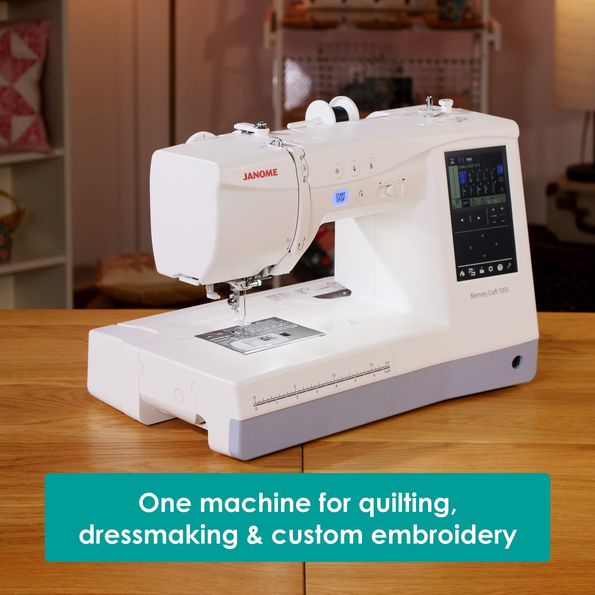 Janome Sewing Machines Janome Memory Craft 1000 Sewing and Embroidery Machine  - The Sewing Studio