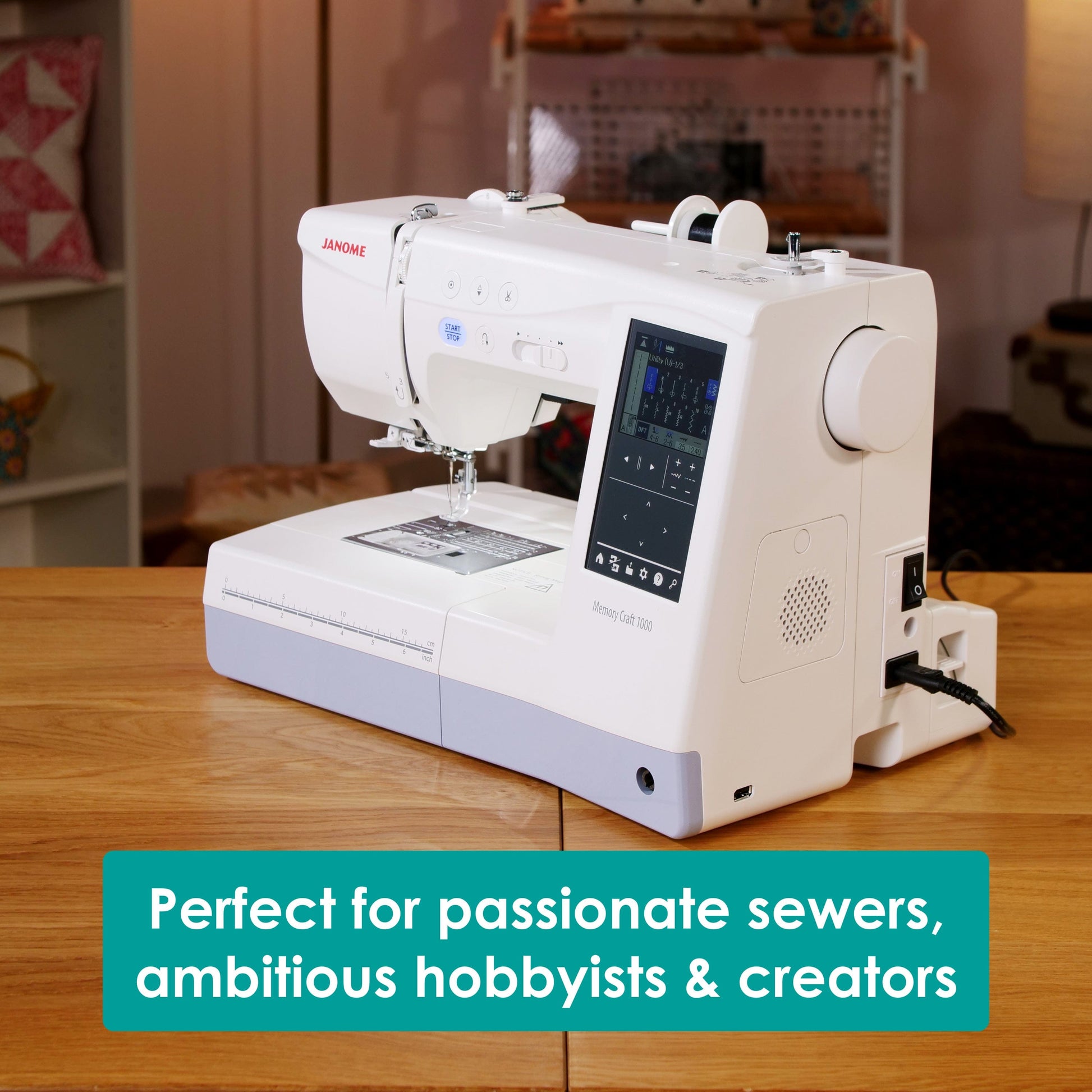 Janome Sewing Machines Janome Memory Craft 1000 Sewing and Embroidery Machine  - The Sewing Studio