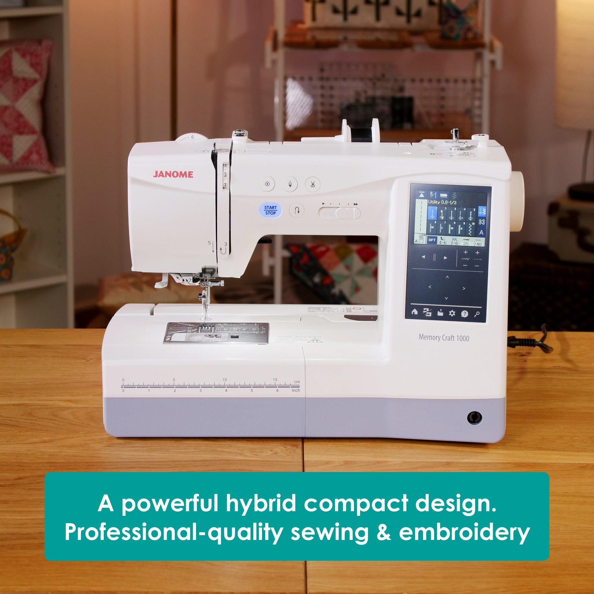 Janome Sewing Machines Janome Memory Craft 1000 Sewing and Embroidery Machine  - The Sewing Studio