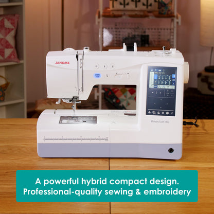 Janome Sewing Machines Janome Memory Craft 1000 Sewing and Embroidery Machine  - The Sewing Studio