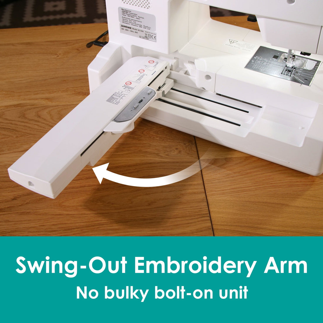 Janome Sewing Machines Janome Memory Craft 1000 Sewing and Embroidery Machine  - The Sewing Studio