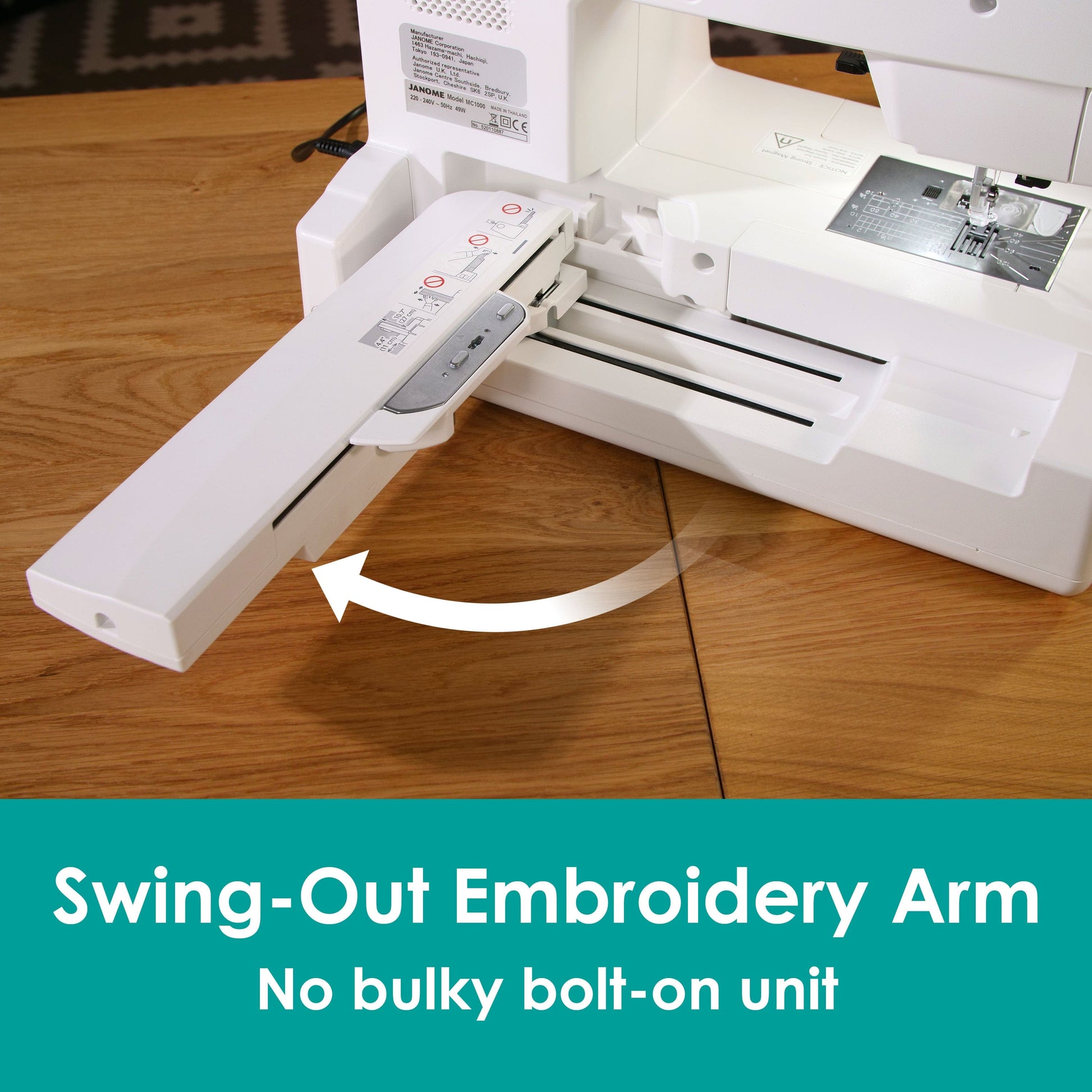 Janome Sewing Machines Janome Memory Craft 1000 Sewing and Embroidery Machine  - The Sewing Studio