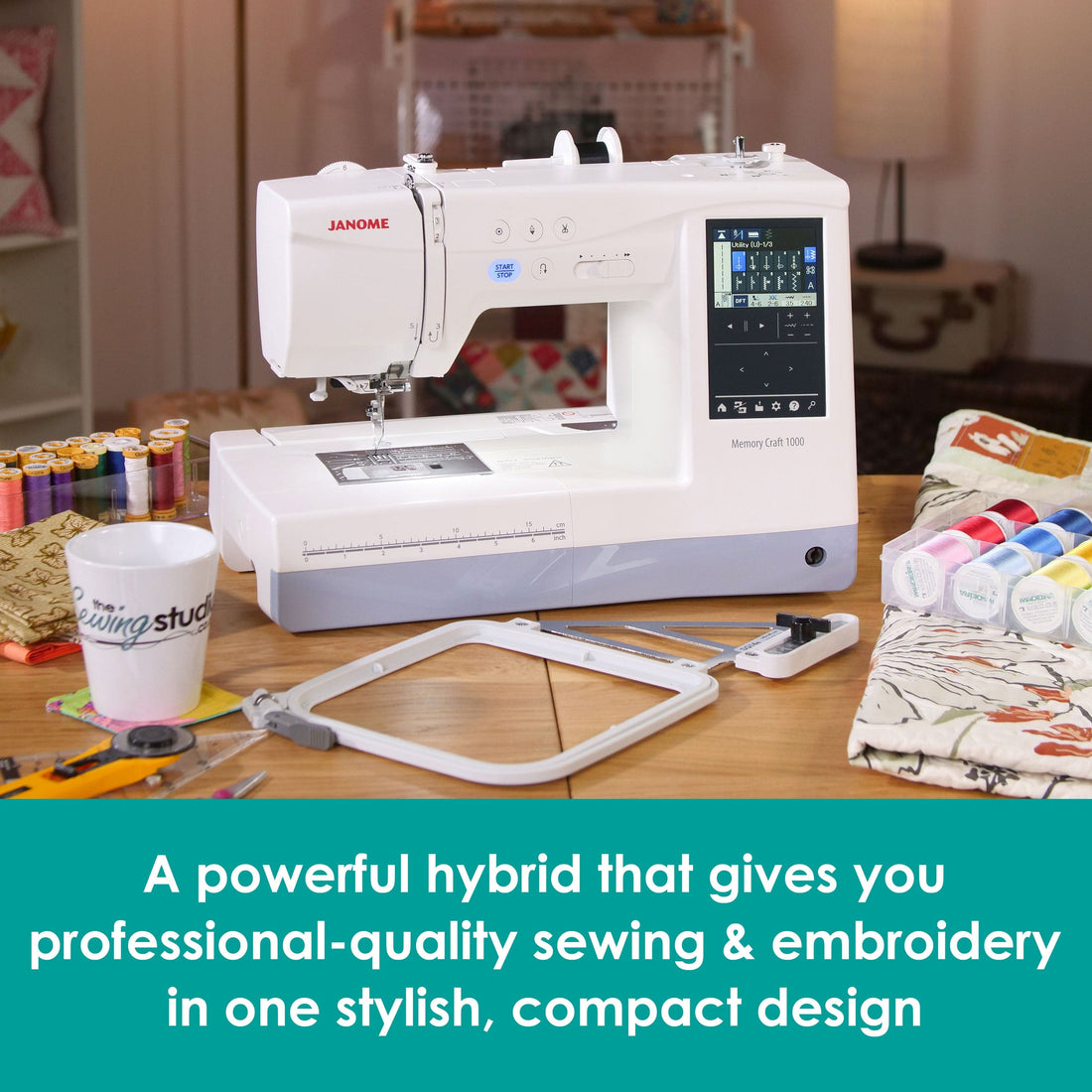 Janome Sewing Machines Janome Memory Craft 1000 Sewing and Embroidery Machine  - The Sewing Studio