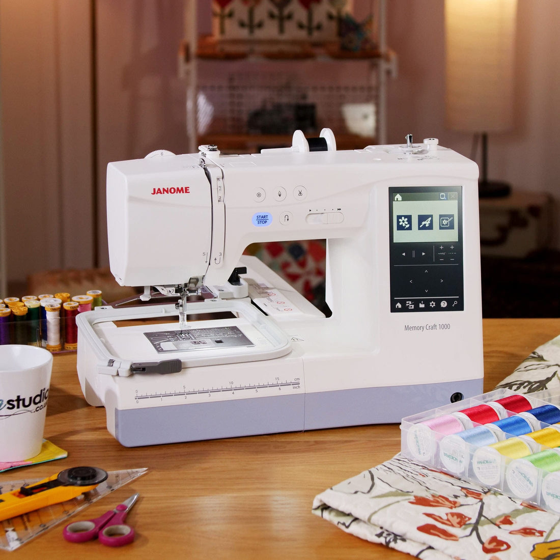 Janome Memory Craft 1000 Sewing and Embroidery Machine