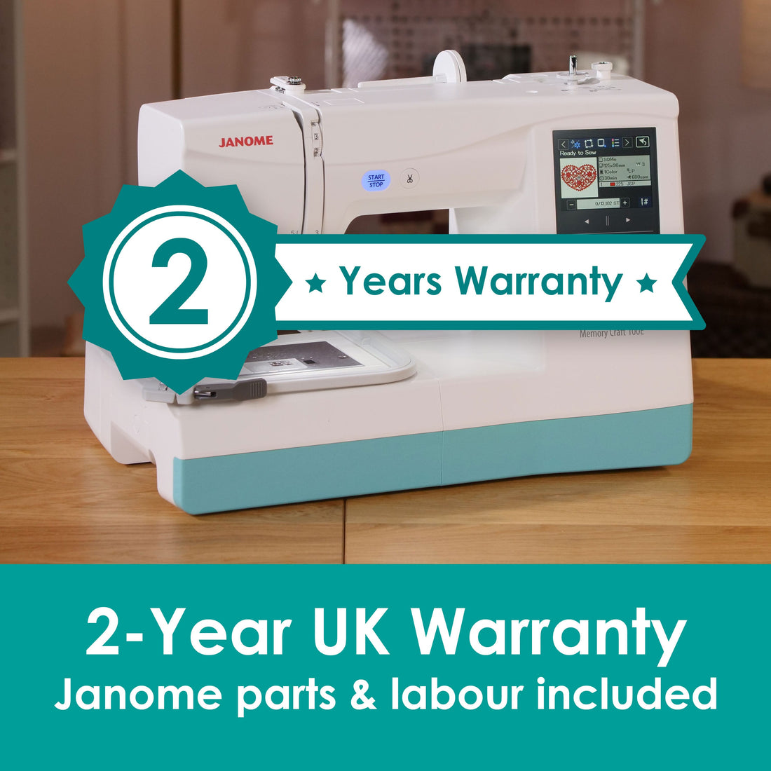 Janome Memory Craft 100E Embroidery Machine