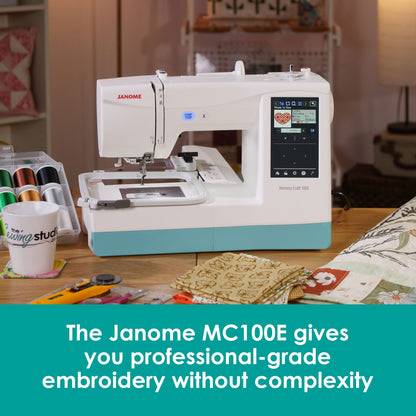 Janome Memory Craft 100E Embroidery Machine