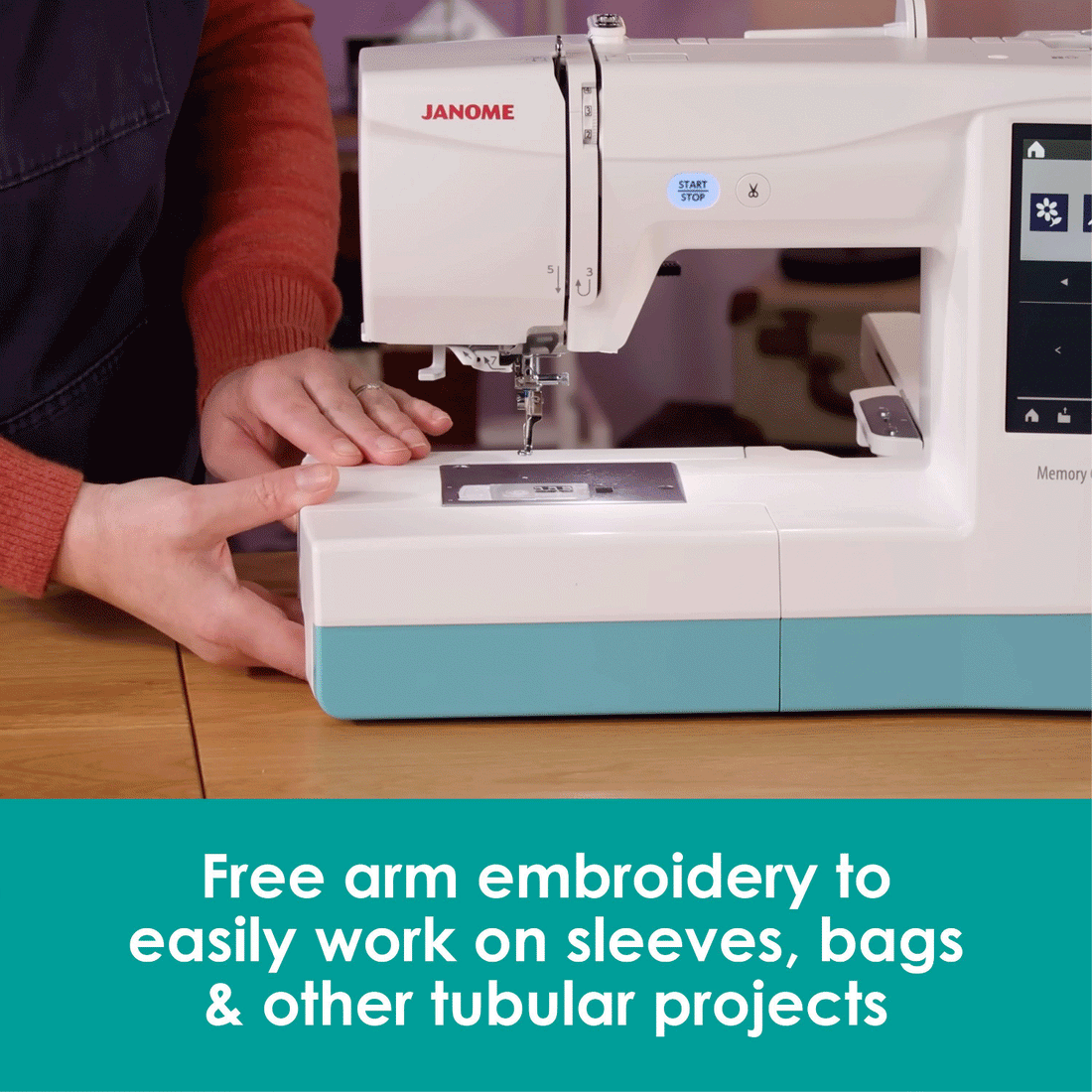 Janome Memory Craft 100E Embroidery Machine