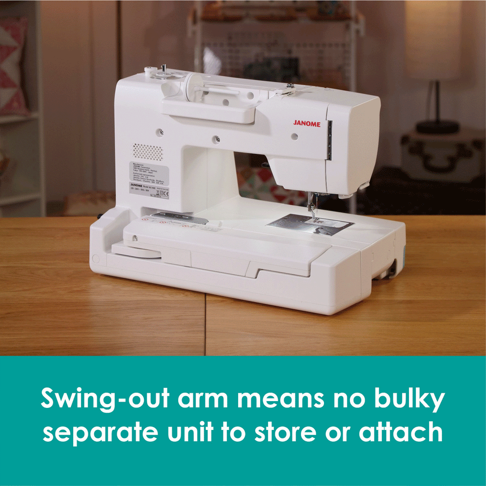 Memory Craft Sewing Machine Janome Memory Craft 100E Embroidery Only Machine | Buy & Read Reviews