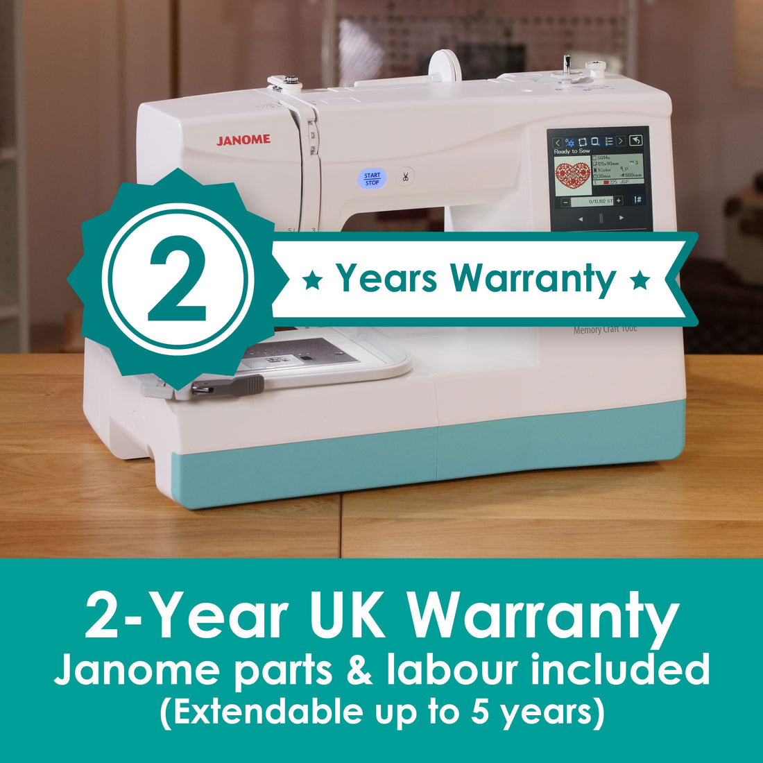 Janome Memory Craft 100E Embroidery Machine