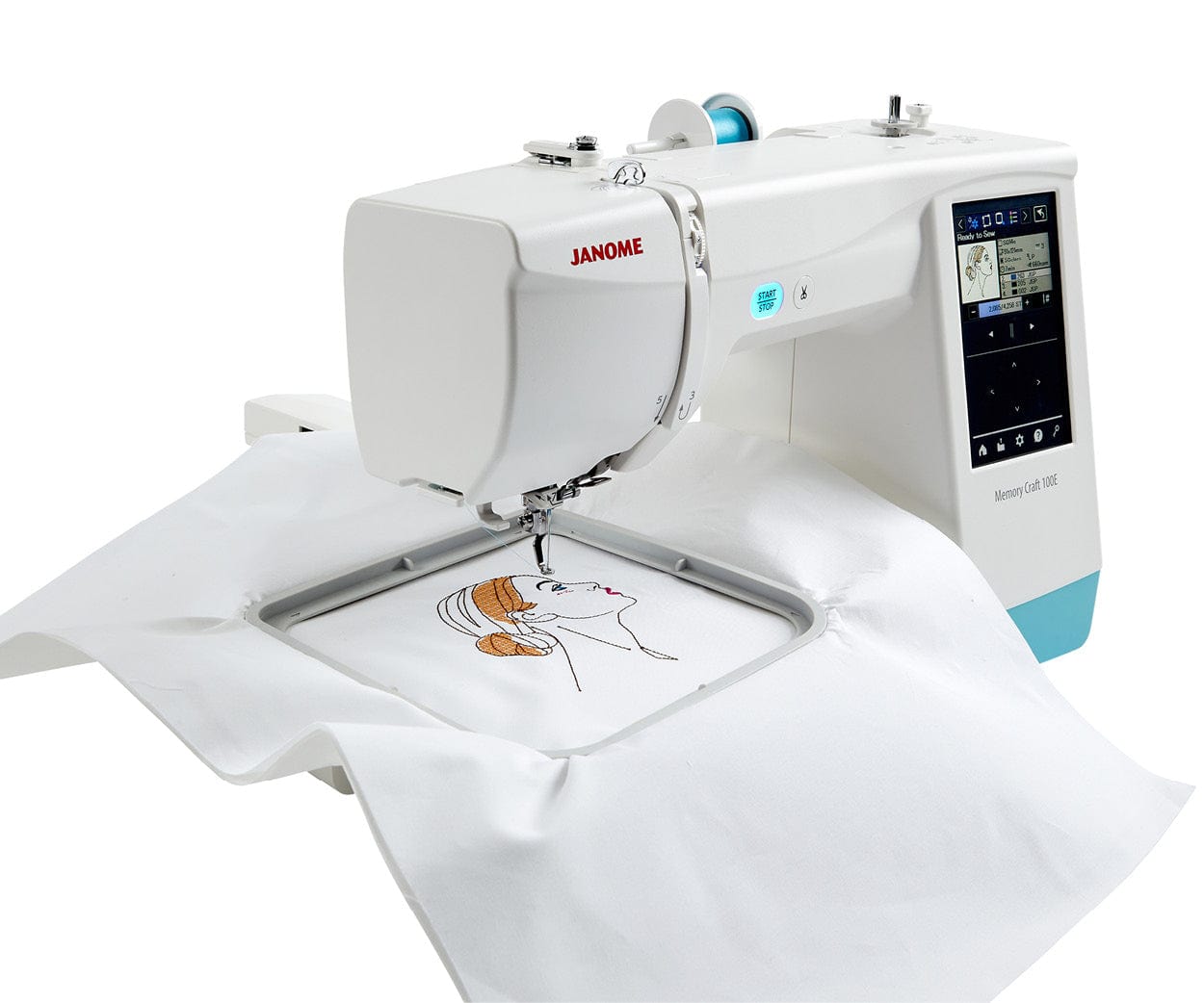Janome Sewing Machines Janome Memory Craft 100E Embroidery Only Machine  - The Sewing Studio