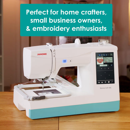 Janome Sewing Machines Janome Memory Craft 100E Embroidery Only Machine  - The Sewing Studio