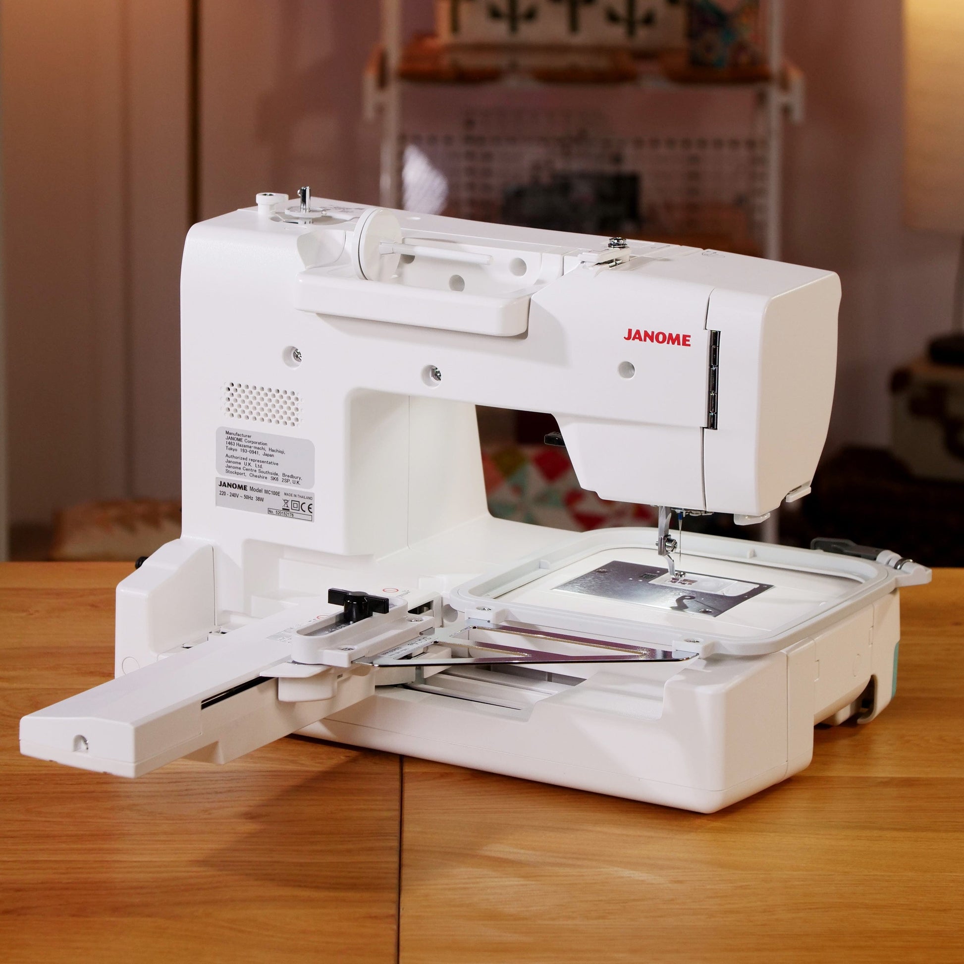 Janome Sewing Machines Janome Memory Craft 100E Embroidery Only Machine  - The Sewing Studio