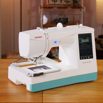 Janome Sewing Machines Janome Memory Craft 100E Embroidery Only Machine  - The Sewing Studio
