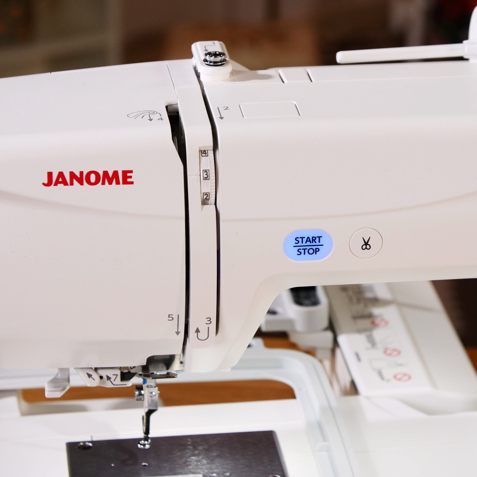 Janome Sewing Machines Janome Memory Craft 100E Embroidery Only Machine  - The Sewing Studio