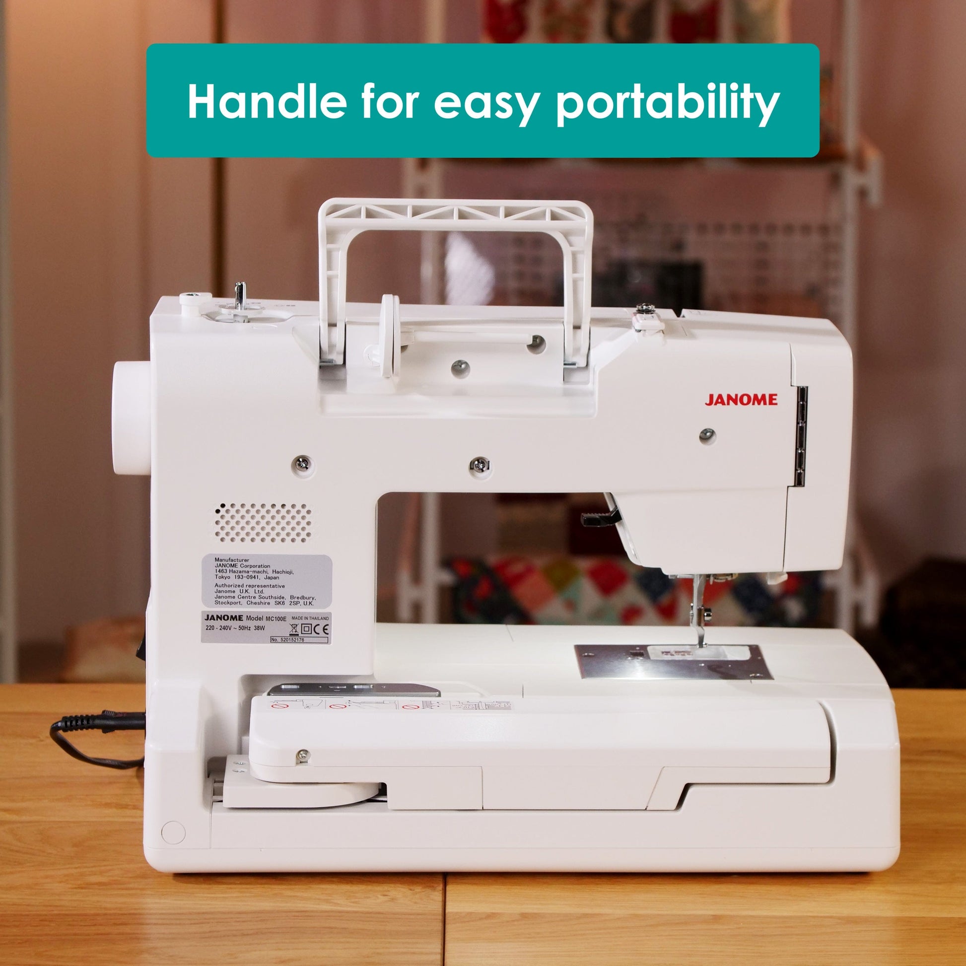 Janome Sewing Machines Janome Memory Craft 100E Embroidery Only Machine  - The Sewing Studio