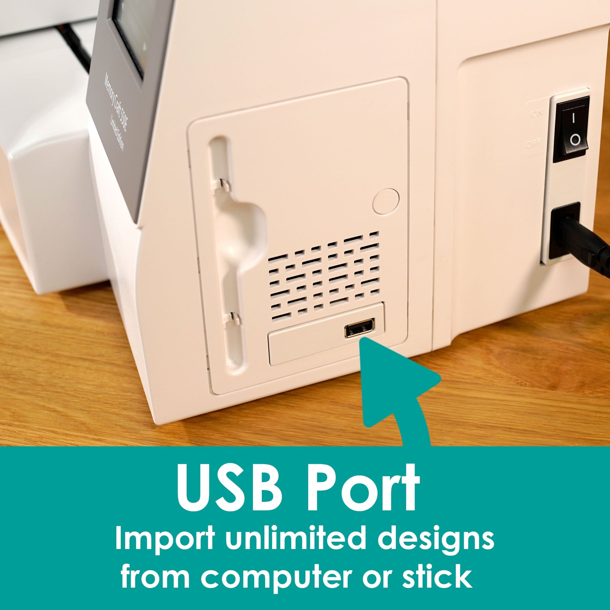 Janome Sewing Machines Janome Memory Craft 550E LE Embroidery Only Machine  - The Sewing Studio