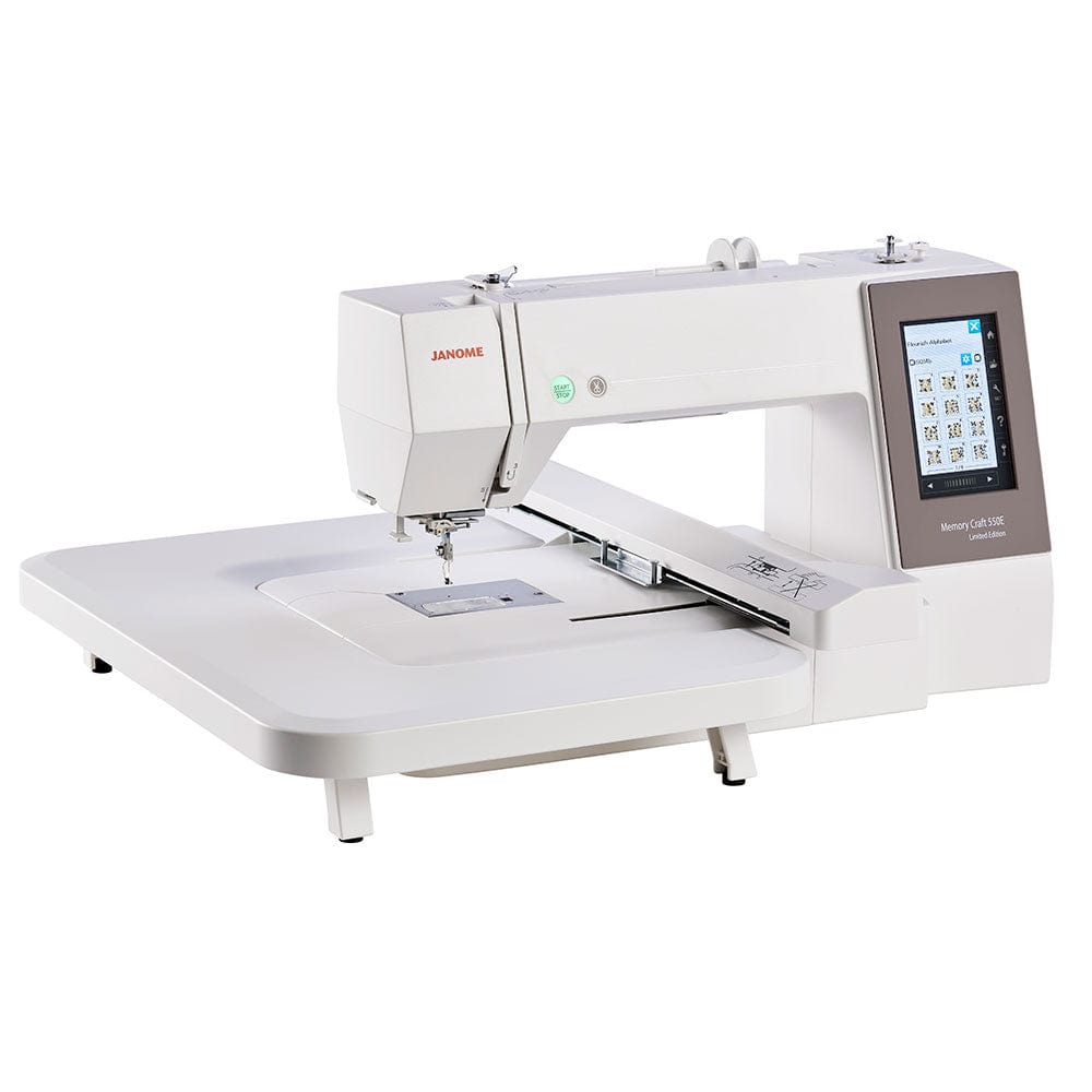 Janome Sewing Machines Janome Memory Craft 550E LE Embroidery Only Machine Ex Display  - The Sewing Studio