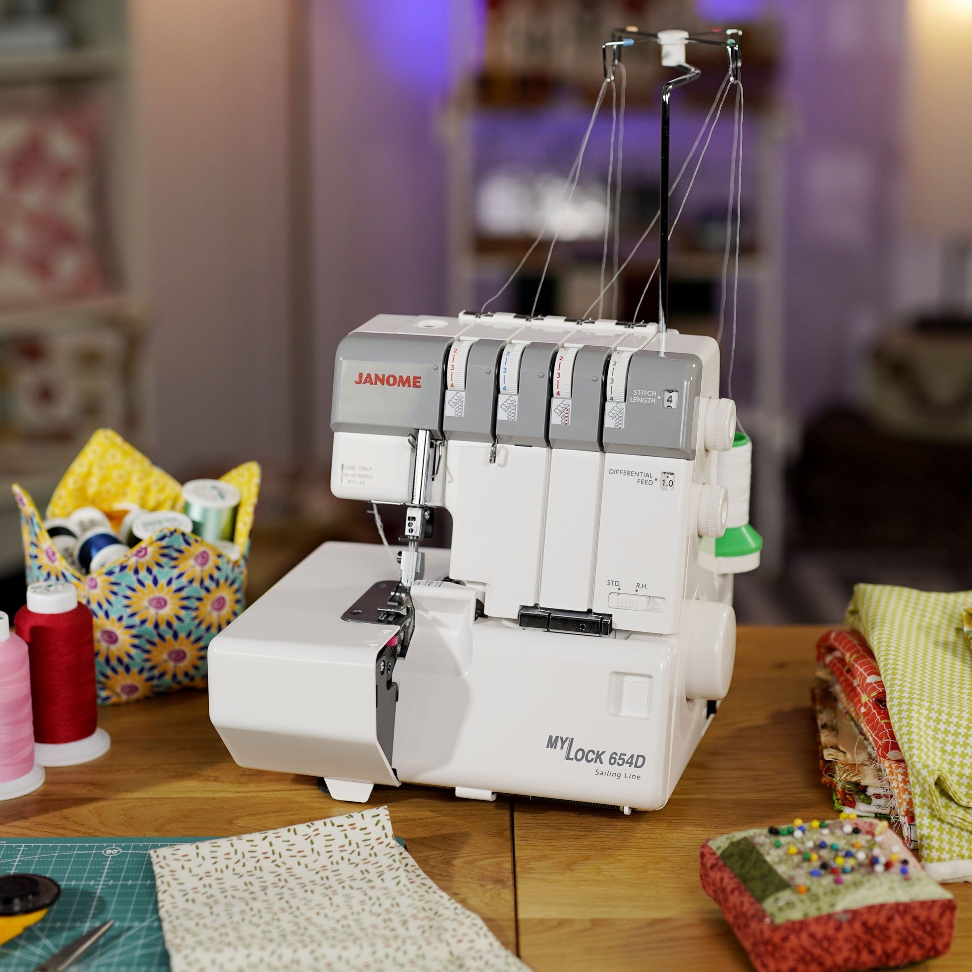 Janome Sewing Machines Janome MyLock 654D Overlocker  - The Sewing Studio