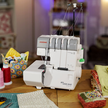 Janome Sewing Machines Janome MyLock 654D Overlocker  - The Sewing Studio for sale UK - The Sewing Studio