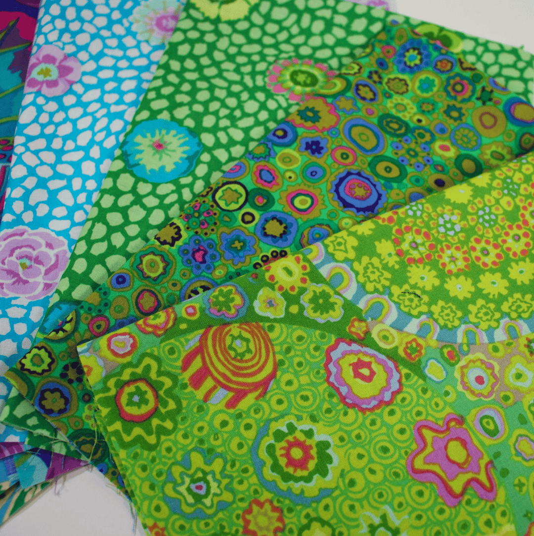 Kaffe Fassett Fabric Pre Cuts Kaffe Fassett Green/Blue 6 Piece Fat Quarter Bundle - The Sewing Studio