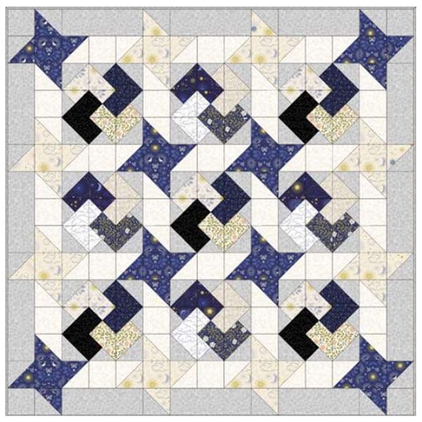 Lewis and Irene Download Free Pattern: 2 Celestial Quilts  - The Sewing Studio
