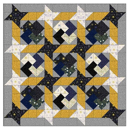 Lewis and Irene Download Free Pattern: 2 Celestial Quilts  - The Sewing Studio