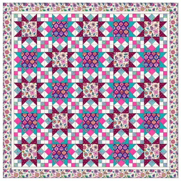 Free Pattern: Lewis & Irene Sambramha Quilt