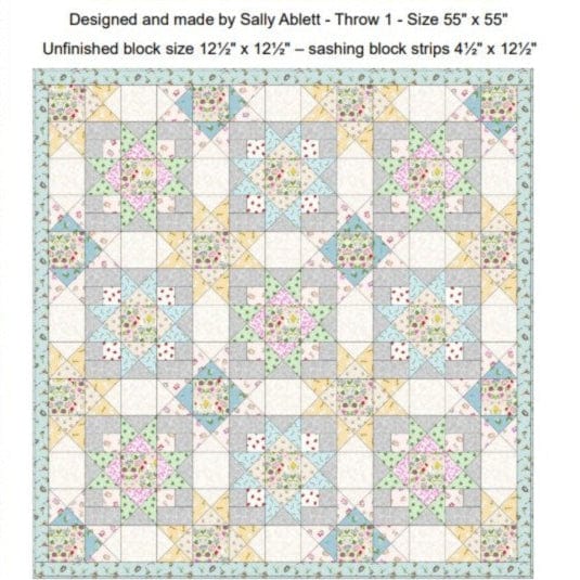 Lewis and Irene Download Free Pattern: Small Things Country Garden Quilt  - The Sewing Studio