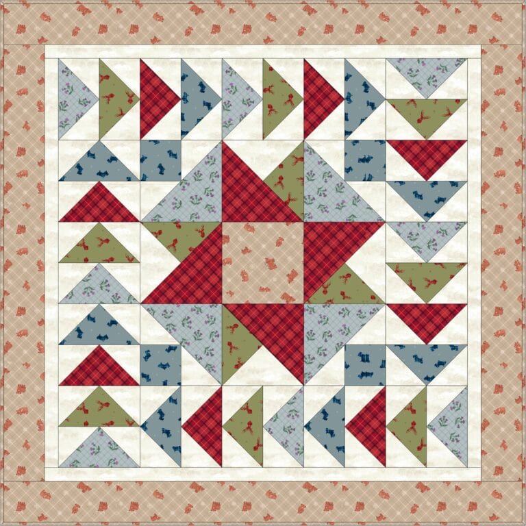 Lewis and Irene Download Free Pattern Table Topper Small Quilt  - The Sewing Studio