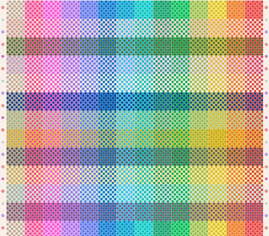 Multi-coloured Checks Lewis and Irene Fabric Lewis and Irene Patchwork Joy - The Sewing Studio