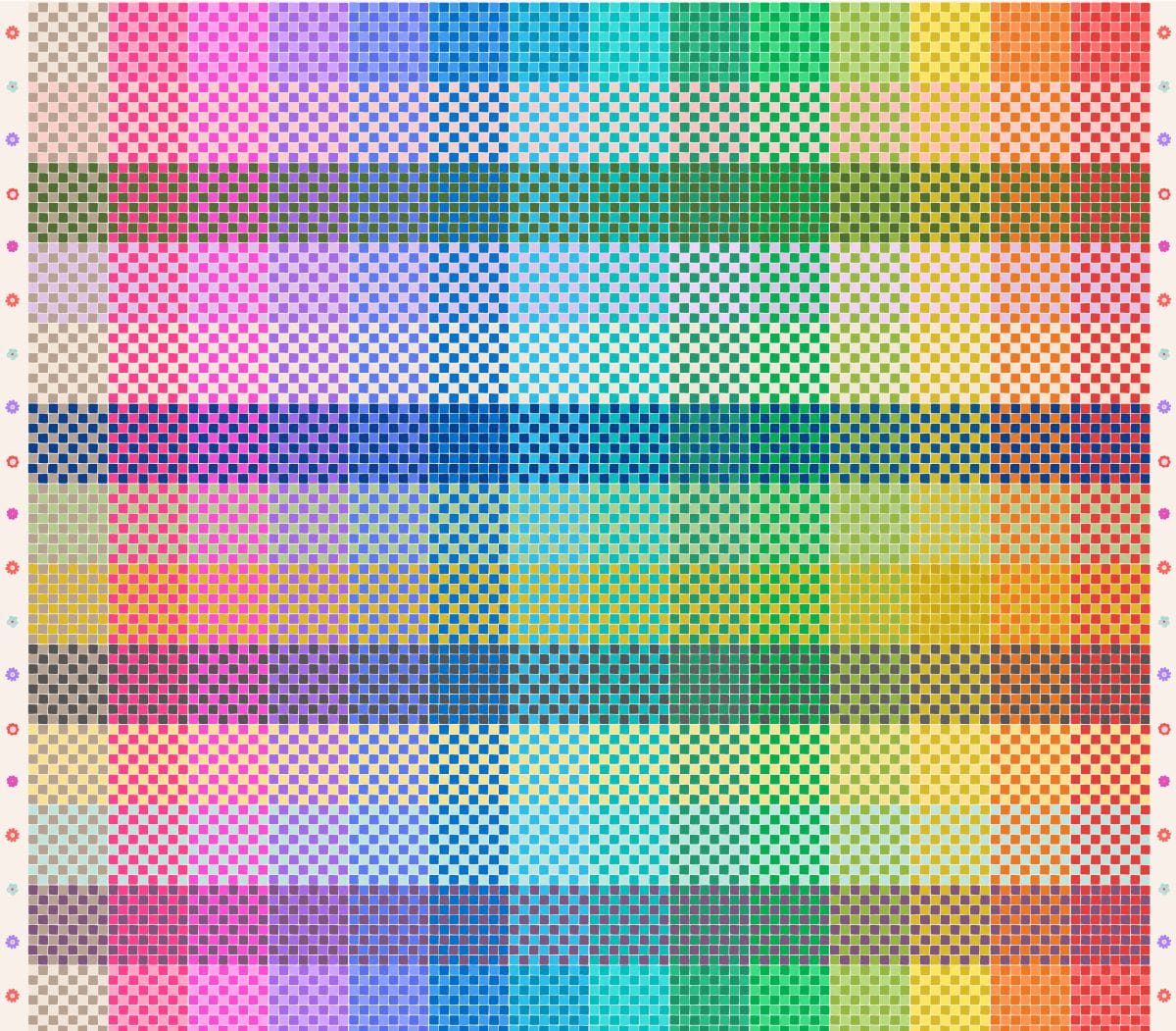 Multi-coloured Checks Lewis and Irene Fabric Lewis and Irene Patchwork Joy - The Sewing Studio