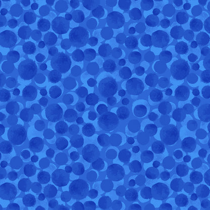 Blue Blender Lewis and Irene Fabric Lewis and Irene Bumbleberries Flannel - The Sewing Studio