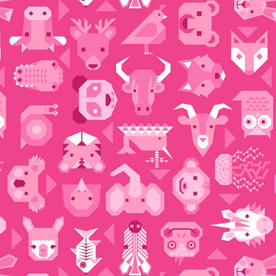 Animals Bright Pink